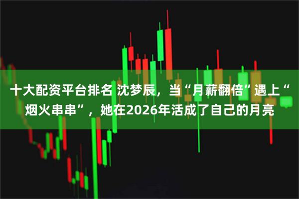 十大配资平台排名 沈梦辰，当“月薪翻倍”遇上“烟火串串”，她在2026年活成了自己的月亮